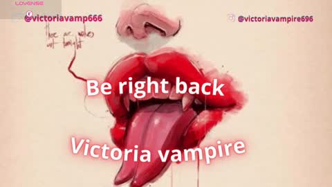 Victoria Vampire online show from June 24, 2026, 12:31 am