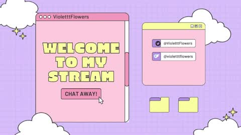 Snapshot of violetttflowers chatting on June 7, 2026, 4:16 am Violet Flowers online show from June 7, 2026, 4:16 am
