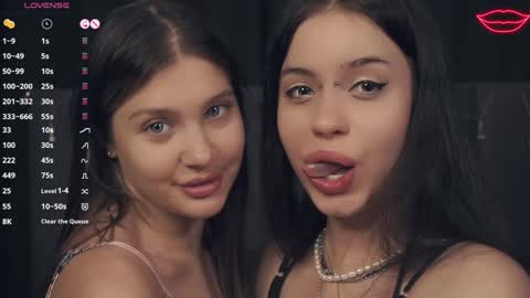 Snapshot of vivid_girls chatting on January 13, 2025, 8:15 am Nelly and Mari online show from January 13, 2025, 8:15 am