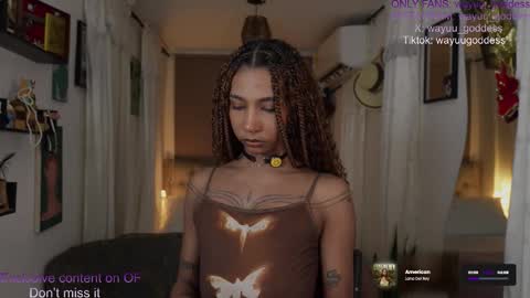 Snapshot of wayuu_goddess chatting on February 1, 2026, 6:39 pm Wayuu Goddess 3 online show from February 1, 2026, 6:39 pm