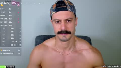 Snapshot of willyumx chatting on July 8, 2026, 6:45 pm William Miguel online show from July 8, 2026, 6:45 pm