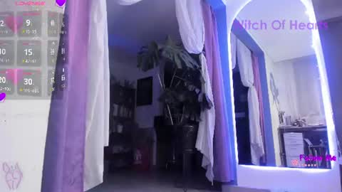 Snapshot of witchofhearts chatting on June 14, 2026, 12:52 am Luna Violeta A r t i s t online show from June 14, 2026, 12:52 am