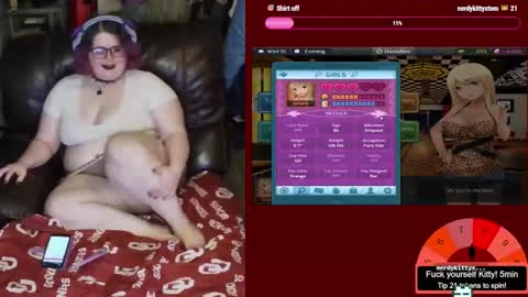 Nerdykitty online show from March 3, 2026, 1:12 am