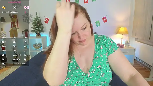 CutieGinger online show from January 12, 2025, 11:15 pm