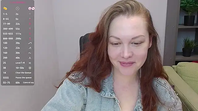 CutieGinger online show from October 19, 2025, 1:56 pm