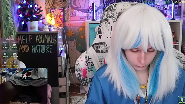 ShiroiFubuki online show from January 6, 2025, 10:13 am