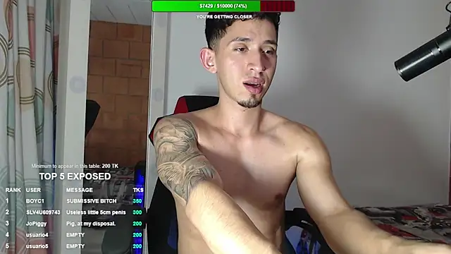 stevenSEX123 online show from July 8, 2026, 2:27 am
