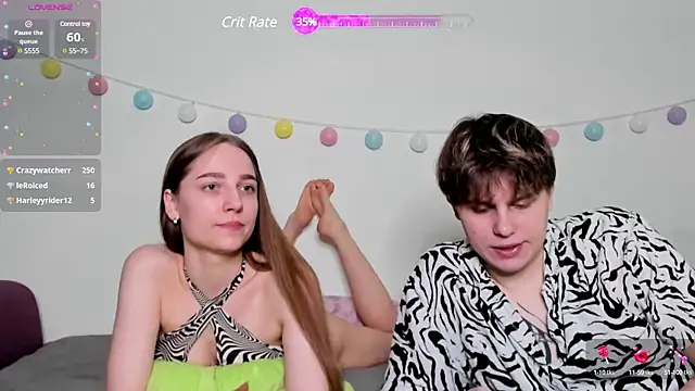 Emily and Ilumi online show from February 21, 2025, 9:54 pm