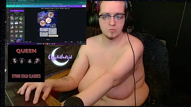 Snapshot of CryptidIndrid chatting on December 23, 2024, 2:13 am CryptidIndrid online show from December 23, 2024, 2:13 am