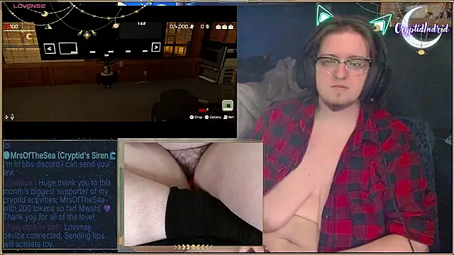 Snapshot of CryptidIndrid chatting on February 15, 2025, 2:04 am CryptidIndrid online show from February 15, 2025, 2:04 am