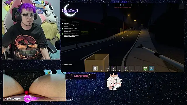 Snapshot of CryptidIndrid chatting on September 14, 2025, 12:54 am CryptidIndrid online show from September 14, 2025, 12:54 am