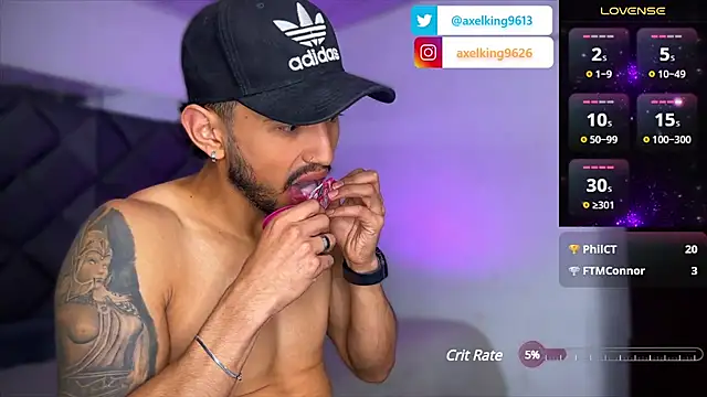 AxelKing1326 online show from January 19, 2025, 12:49 am