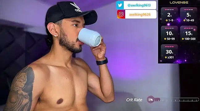 AxelKing1326 online show from January 22, 2025, 12:38 am