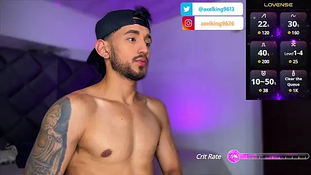 AxelKing1326 online show from February 18, 2025, 9:31 pm