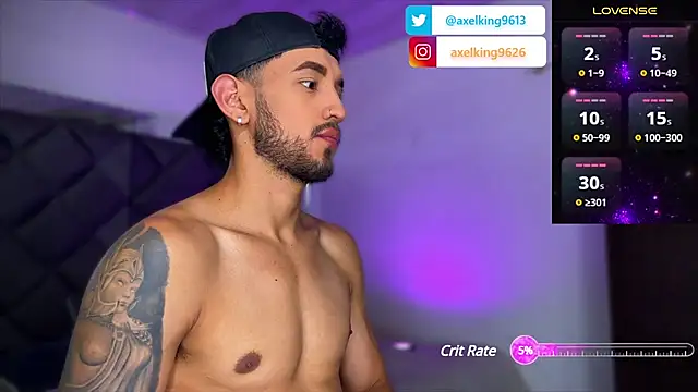 AxelKing1326 online show from February 20, 2025, 10:15 pm