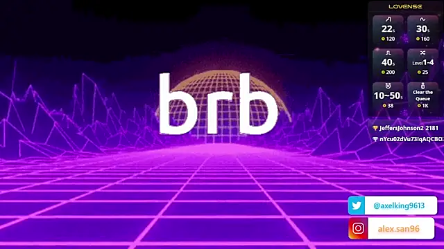 AxelKing1326 online show from October 12, 2025, 9:58 pm