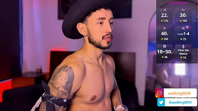 AxelKing1326 online show from April 17, 2026, 9:29 pm