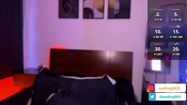 AxelKing1326 online show from April 18, 2026, 10:43 pm