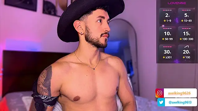 AxelKing1326 online show from April 24, 2026, 10:01 pm