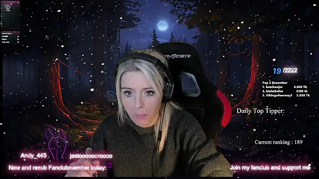 Lisaonthemoon online show from December 18, 2024, 1:59 am