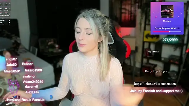 Lisaonthemoon online show from March 2, 2025, 9:11 pm