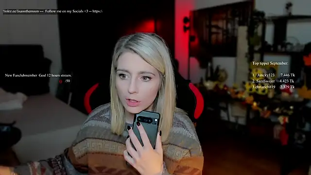 Lisaonthemoon online show from September 24, 2025, 5:27 pm