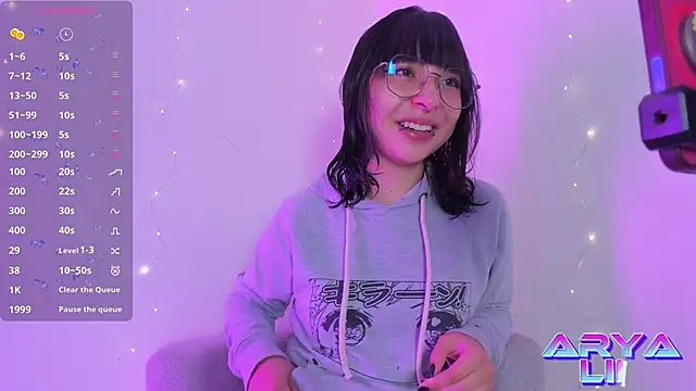 arysUwU online show from March 21, 2026, 3:22 am