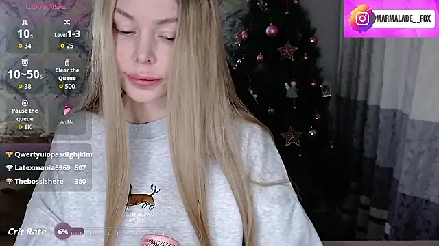 Marmalade Fox online show from January 15, 2026, 4:44 pm