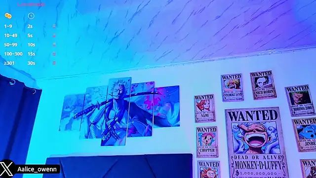 Aliceowenn online show from January 6, 2026, 9:07 pm