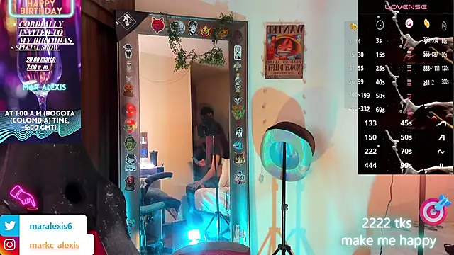 marckalexis online show from March 13, 2026, 10:49 pm