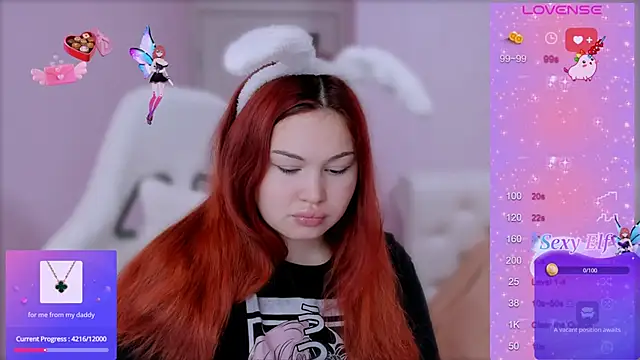 Snapshot of MissClarks chatting on December 17, 2024, 1:27 pm MissClarks online show from December 17, 2024, 1:27 pm