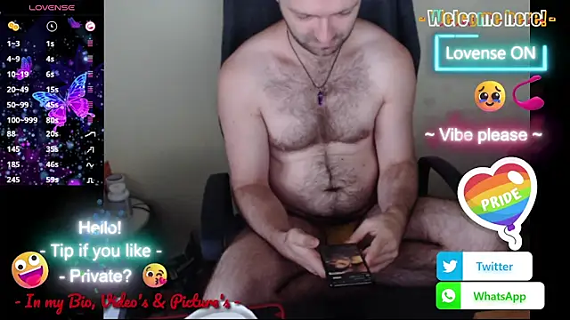 RealManHaveHairy online show from September 26, 2025, 5:33 am