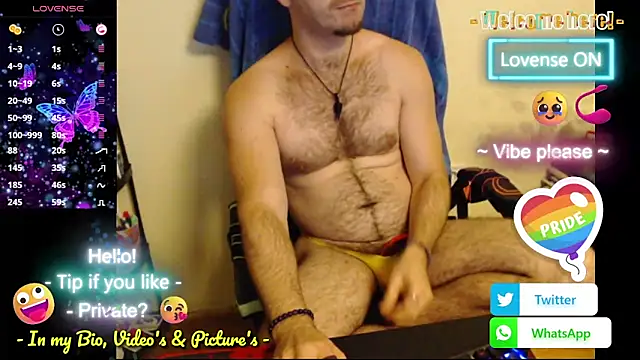 RealManHaveHairy online show from October 14, 2025, 4:08 pm