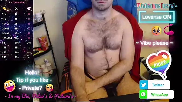 RealManHaveHairy online show from December 2, 2025, 5:02 am