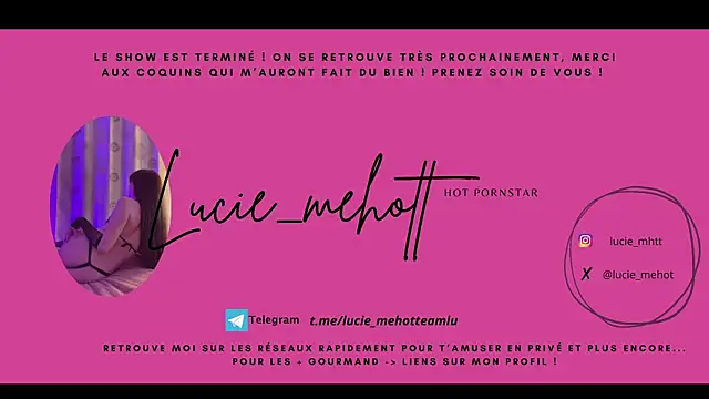 Snapshot of lucie_mehott chatting on February 25, 2025, 11:30 am lucie mehott online show from February 25, 2025, 11:30 am