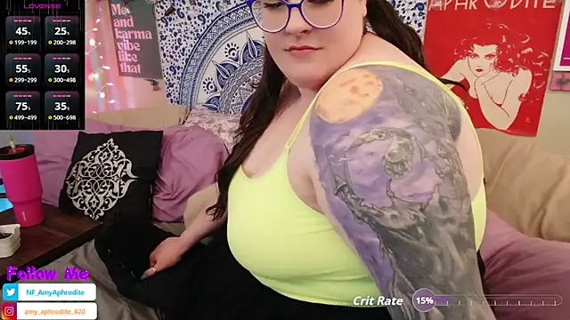 AmyAphrodite online show from April 12, 2026, 4:17 am