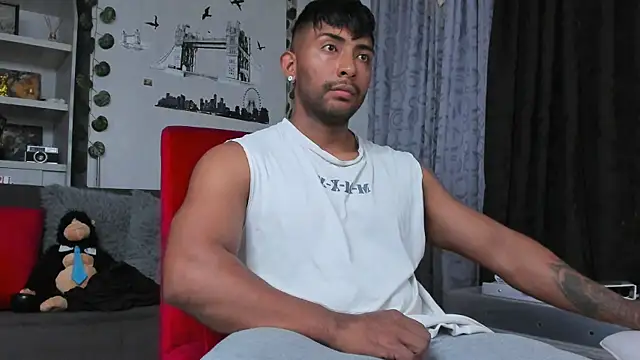 Couple muscle1 online show from October 6, 2025, 7:00 pm