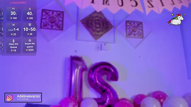 AdelineEvanss online show from January 15, 2025, 6:12 am