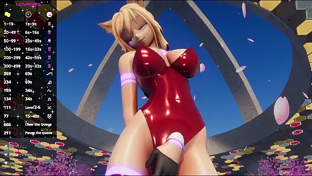 ElfieLove online show from September 12, 2025, 7:47 pm