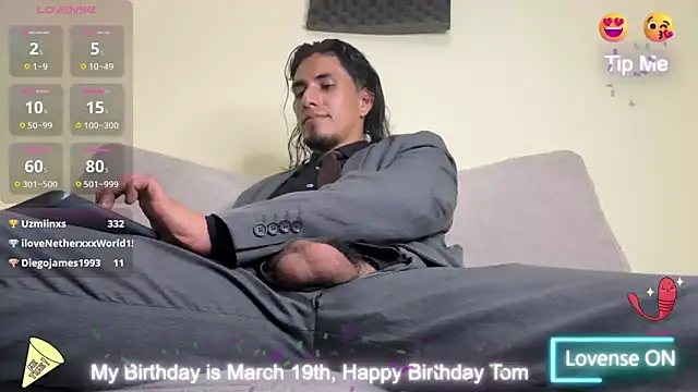 Tom blunt96 online show from March 20, 2025, 3:56 am