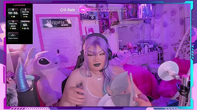 MegariaB online show from February 22, 2025, 4:51 am