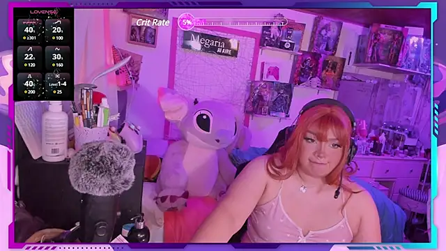 MegariaB online show from March 14, 2025, 4:54 am