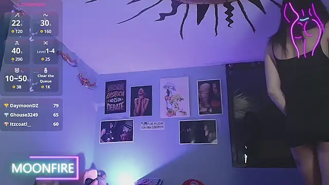 moonfiredancer online show from January 13, 2025, 2:50 am