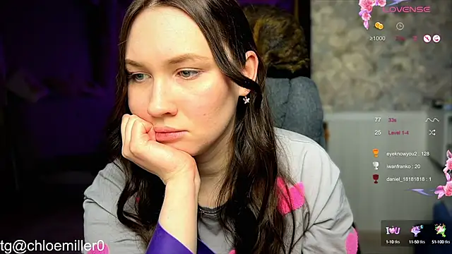 ChloeMillerMeow online show from January 29, 2025, 1:05 am