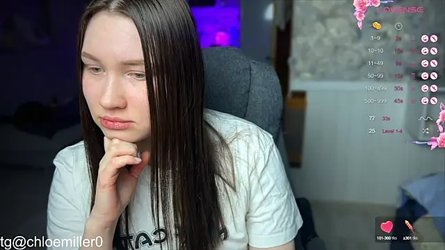 ChloeMillerMeow online show from February 10, 2025, 9:15 pm