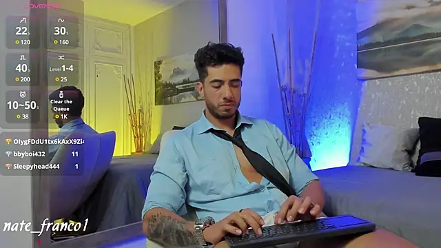 Snapshot of Nate_franco chatting on February 5, 2025, 11:02 am Nate franco online show from February 5, 2025, 11:02 am