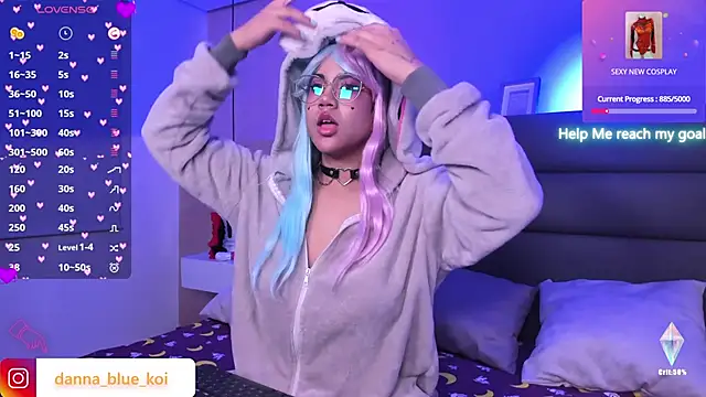 Snapshot of blue_koi chatting on January 2, 2025, 8:24 pm blue koi online show from January 2, 2025, 8:24 pm