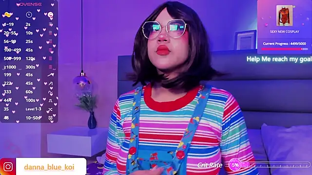 Snapshot of blue_koi chatting on January 19, 2025, 1:00 am blue koi online show from January 19, 2025, 1:00 am