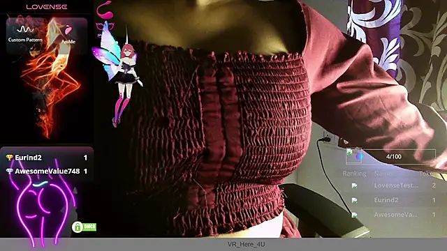 Snapshot of VR_here_4U chatting on September 16, 2025, 6:03 am VR here 4U online show from September 16, 2025, 6:03 am