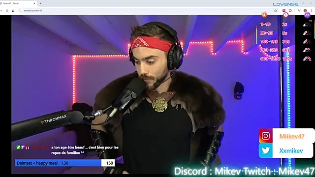 Mikev online show from September 11, 2025, 6:08 pm